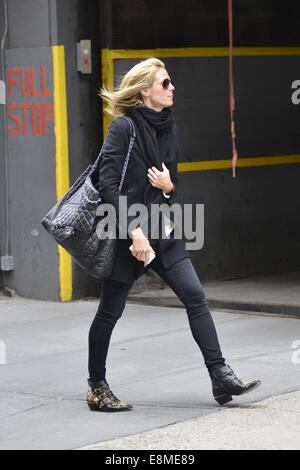 Heidi Klum and her mother out in Soho  Featuring: Heidi Klum Where: Manhattan, New York, United States When: 07 Apr 2014 Stock Photo