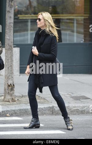 Heidi Klum and her mother out in Soho  Featuring: Heidi Klum Where: Manhattan, New York, United States When: 07 Apr 2014 Stock Photo