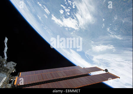 International Space Station Solar Array Stock Photo - Alamy