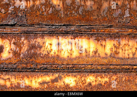 Rusty iron parts Stock Photo