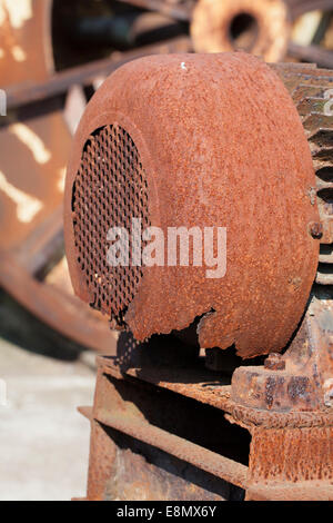 Rusty iron parts Stock Photo