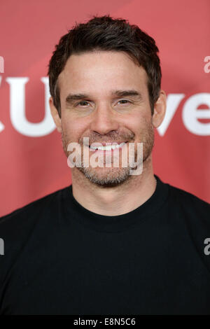 Celebrities pose at 2014 NBCUniversal Summer Press Day at The Langham, Hunington Hotel and Spa in Pasedena.  Featuring: Eddie McClintock Where: Los Angeles, California, United States When: 08 Apr 2014 Stock Photo