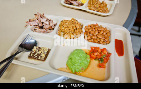 Cafeteria food Stock Photo