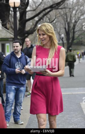 Celebrity Apprentice shooting in Central Park Featuring: Brandy