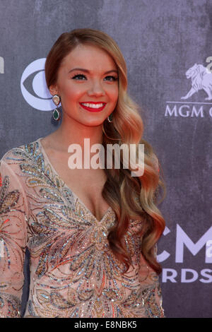 LAS VEGAS - APR 6: Danielle Bradbury at the 2014 Academy of Country ...