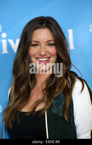 Celebrities pose at 2014 NBCUniversal Summer Press Day at The Langham, Hunington Hotel and Spa in Pasedena.  Featuring: Bianca Kajlich Where: Los Angeles, California, United States When: 08 Apr 2014 Stock Photo