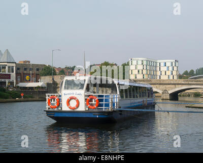 Kentish Lady boat for cruises along River Medway Maidstone Kent England UK Stock Photo