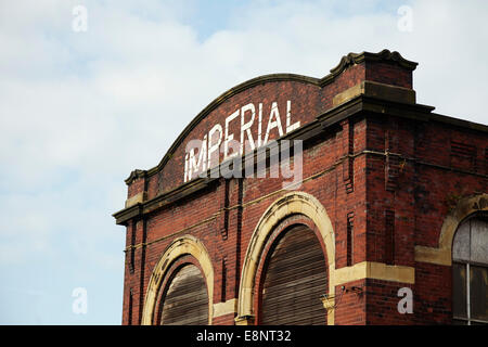 Imperial Mill an old abandoned cotton mill in Blackburn Lancashire Stock Photo