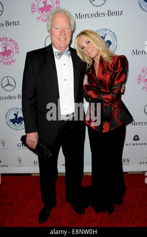 Joan Van Ark & husband John Marshall Carousel of Hope Ball 2014.11.10 Beverly Hills Stock Photo