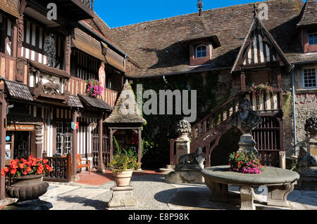 art village, guillaume the conqueror, dives-sur-mer, normandy, france Stock Photo