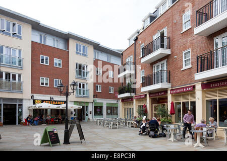 Restaurants in the St Pancras area, Chichester, West Sussex Stock Photo