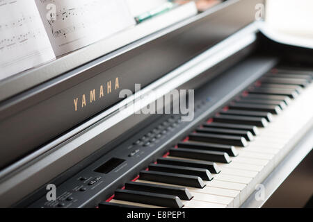 Piano Keys - Yamaha Stock Photo