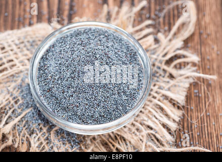 Portion of fresh Poppyseed (detailed close-up shot) Stock Photo