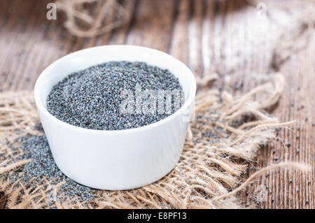 Portion of fresh Poppyseed (detailed close-up shot) Stock Photo