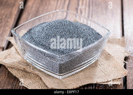 Portion of fresh Poppyseed (detailed close-up shot) Stock Photo