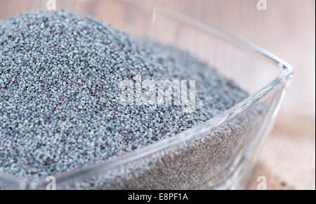 Portion of fresh Poppyseed (detailed close-up shot) Stock Photo