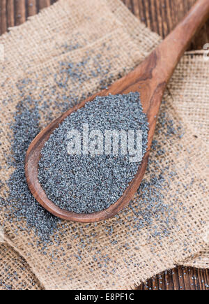 Portion of fresh Poppyseed (detailed close-up shot) Stock Photo