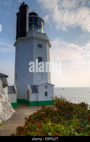 St Anthony's Lighthouse, St Mawes, Cornwall, England, United Kingdom Stock Photo