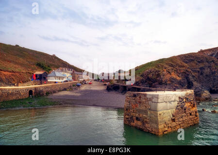 Mullion Cove, Cornwall, England, United Kingdom Stock Photo