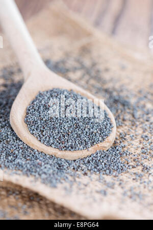 Portion of fresh Poppyseed (detailed close-up shot) Stock Photo