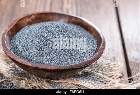 Portion of fresh Poppyseed (detailed close-up shot) Stock Photo