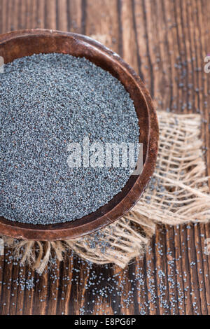 Portion of fresh Poppyseed (detailed close-up shot) Stock Photo