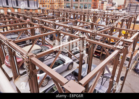 New York, USA – December 10, 2013: Car park service in new york city. Stock Photo