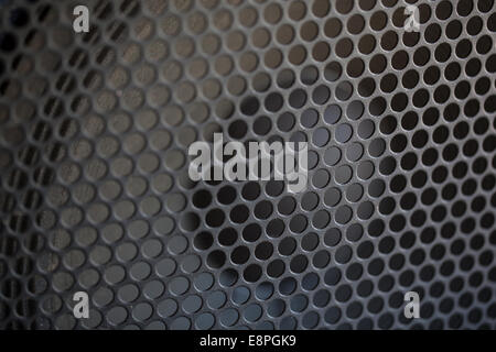 Sound Speaker grill texture. Macro shot Stock Photo