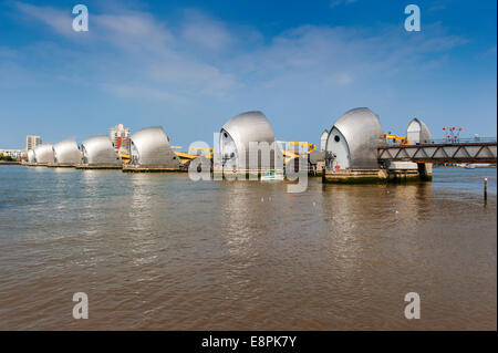 Thames Barrier in London Stock Photo