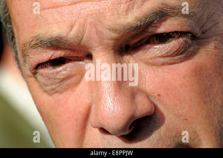 Nigel Farage MEP and UKIP leader in Rochester ahead of the by-election 2014 Stock Photo