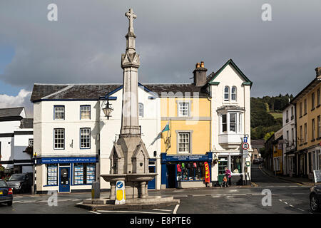 Market cross, Crickhowell, Powys, Wales, UK Stock Photo