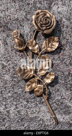 Bronze rose Stock Photo
