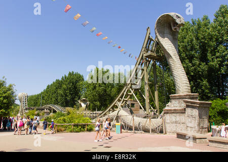 Kobra roller coaster ride at  Chessington World of Adventures, Surrey, England, United Kingdom. Stock Photo