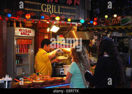 Mexican Grill at Camden Lock Market, London UK Stock Photo