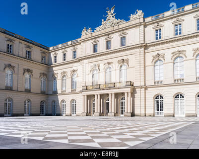 Herrenchiemsee Palace, located on an island in lake Chiemsee, Bavaria, Germany. (Large format sizes available) Stock Photo