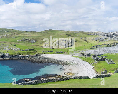 Eshaness peninsula, the old haaf fishing station at Stenness, Shetland islands, Scotland. (Large format sizes available) Stock Photo