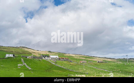 Landscape near Burravoe, Island of Yell, Shetland islands, Scotland. (Large format sizes available)