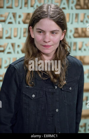 The singer Eliot Sumner, daughter of musician Sting, at the clothing brand party of Pull & Bea at Cibeles Palace  Featuring: Eliot Sumner,Coco Sumner Where: Madrid, Spain When: 10 Apr 2014 Stock Photo