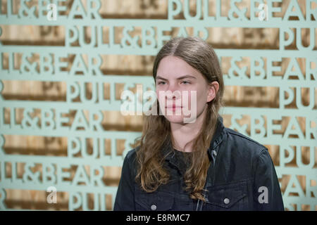 The singer Eliot Sumner, daughter of musician Sting, at the clothing brand party of Pull & Bea at Cibeles Palace  Featuring: Eliot Sumner,Coco Sumner Where: Madrid, Spain When: 10 Apr 2014 Stock Photo