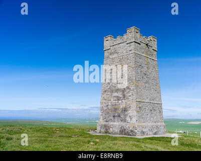 The Cliffs of Marwick Head, Kitchener's Memorial, Orkney islands, Scotland. (Large format sizes available) Stock Photo