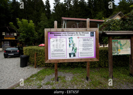 Gorges de la Diosaz (Upper Savoy,France) Stock Photo