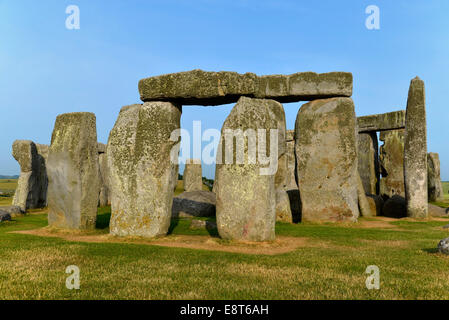 Stonehenge, UNESCO World Heritage Site, Salisbury Plain, Wiltshire, England, United Kingdom Stock Photo