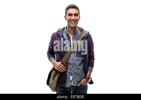 Indian man smiling Stock Photo