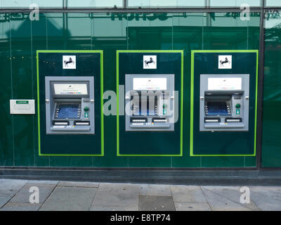 Lloyds bank ATM machines UK Stock Photo
