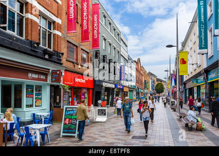 Downtown shopping area Belfast Ulster Northern Ireland United Kingdom ...