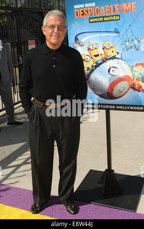 Universal Studios Hollywood premieres 3D Ultra-HD animation adventure 'Despicable Me Minion Mayhem' and expansive interactive experience 'Super Silly Fun Land'  Featuring: Ron Meyer Where: Hollywood, California, United States When: 11 Apr 2014 Stock Photo