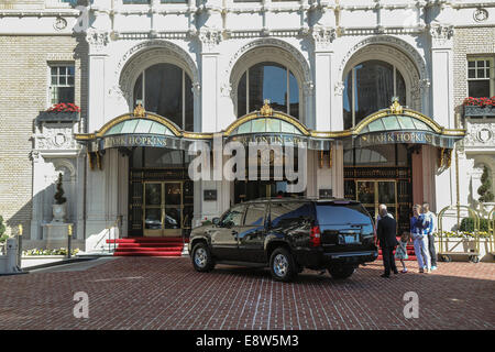 InterContinental Mark Hopkins, Nob Hill, San Francisco, California Stock Photo