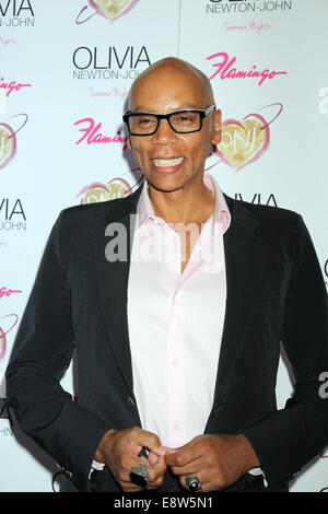 Grand Opening Olivia Newton John's 'Summer Nights' in the Donny & Marie Showroom At Flamingo Las Vegas In Las Vegas, NV on 4/11/14  Featuring: RuPaul Where: Las Vegas, Nevada, United States When: 12 Apr 2014 Stock Photo