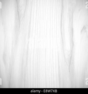 raw wooden plank white background or wood grain texture Stock Photo