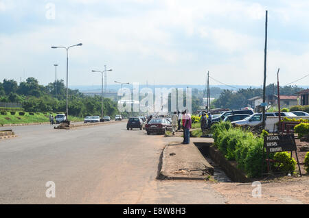 Streets of the city of Ibadan, Oyo state, Nigeria Stock Photo